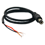 Rød/Sort Parallelkabel SAFIRE - 400 mm lang - Positiv/negativ terminaler - Standard han-stik - Skrueterminaler - Muliggør direkte strømforsyning