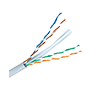 Safire UTP-kabel - Kategori 6A - BC-leder, renhed 99,9% kobber - Opfylder 100m Fluke-test - Tromle på 305 meter - Diameter 5,6 mm