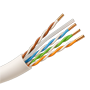 U/UTP Datakabel Kategori 6A med 4 par - Massiv rentkobber-leder 23AWG 0.57mm - LSZH B2ca brandreaktion - Verificeret udvidet båndbredde til 500 MHz - Indvendigt krydsformet parpakke - Leveres på trætromle 305 meter