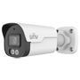 Uniview IP Bullet-kamera - Prime-serie - 8 MP | Objektiv 4 mm | microSD 512 GB - IR 40 m | Hvidt lys 40 m | WDR 120 dB - Wise-ISP | Persontelning - PoE | UMD | SIP | IP67 - Nulstilling | Mikrofon