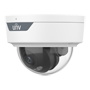 Uniview IP Dome-kamera - Prime-serie - 4 MP | Objektiv 4 mm | microSD 512 GB - IR 30m | Hvidt lys 30 m | WDR 120 dB - Wise-ISP | Statistisk analyse - PoE | SIP | UMD | IP67 | IK10 - Lyd | Alarmer