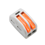 Safire - Kabelconnector - 1 indgang og 1 udgang - 28 ~ 12AWG ledningstykkelse - Tværsnit 0,08 ~ 4mm² - 10 stk