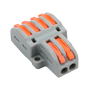 Safire - Kabel Connector - 2 Inputs og 4 Outputs - 28 ~ 12AWG Kabeltykkelse - 0,08 ~ 4mm² Tværsnit - 10 stk