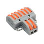 Safire - Kabel Connector - 2 Inputs og 6 Outputs - 28 ~ 12AWG Kabeltykkelse - 0,08 ~ 4mm² Tværsnit - 10 stk