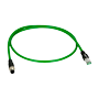 Han til M12 han adapter RJ45 connector - Ethernet - Specielt til luftfart - Længde 0,1 m