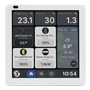 Shelly Wall Display X1i Sølv - 4" touchskærm med 720 × 720 pixels - Integreret relæ: 1 kanal op til 5A