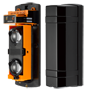 Infrarød barriere detektor - Kablet | 2 stråler - Maks. detektionsafstand 60 / 180 m - Høj konfigurationskapacitet - Tamper | Relæ udgange | LED Display - Strømforsyning 12~24VDC/VAC