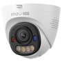 PU8E-kamera 6MP - PoE-forbindelse / Metallkamera - 2,8 mm / IR 30m + Aurora fuldfarve - Tovejs audio / Sirene + blå-rød flash - IMOU SENSE / AOR - Egnet til udendørs / IP67