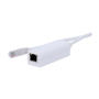 PoE-konverter IEEE 802.3af/at til 24V passiv - Fast Ethernet-hastighed 10/100M - RJ45-indgang 44-57V DC (typisk 52V / 0,6A)