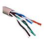 Safire UTP-kabel - Kategori 5E - Rulle på 305 meter | Diameter 5 mm - Leder CCA - Grå kappe - Certifikat ISO/IEC11801, TIA-568-C.2, YD/T1019