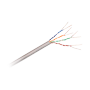 Safire UTP-kabel - Kategori 5E - Spole 305 meter - OFC-leder, renhed 99,9% kobber - Diameter 5,5 mm - Grå kappe