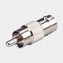 Adapter - BNC hun - RCA han - 35 mm (D) - 10 mm (B) - 5 g