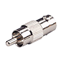 Adapter - BNC hun - RCA han - 35 mm (D) - 10 mm (B) - 5 g