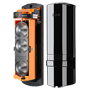 Infrarød barriere detektor - Kablet | 3 stråler - Maks. detektionsafstand 150 / 450 m - Høj konfigurationskapacitet - Tamper | Relæ udgange | LED Display - Strømforsyning 12~24VDC/VAC