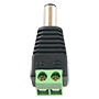 Safire - DC han-stik - Output +/- med 2 terminaler - 38 mm (D) - 13 mm (B) - 5 g