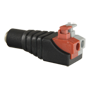 Safire - Easy connect DC Jack hunstik - Output +/- med 2 terminaler - 36 mm (D) - 13 mm (B) - 5 g