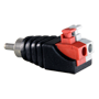 Safire - Easy connect RCA hanstik - Output +/- med 2 terminaler - 36 mm (D) - 13 mm (B) - 5 g