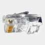 Stik - RJ45 til crimpning - Kompatibel med UTP kabel - 20 mm (L) - 10 mm (B) - 5 g