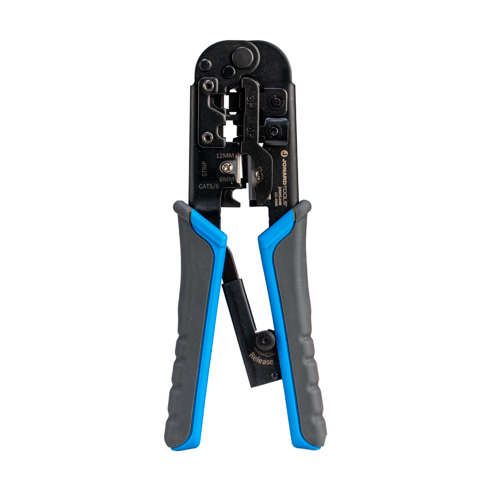 Krymptang til connector - Kompatible connectors: EZ-RJ45, RJ11, RJ12 - Kompatible kabler: CAT3, CAT5/5E og CAT6 - Professionel høj kvalitet - Høj holdbarhed og ergonomisk design - Hurtig og nem at bruge