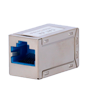 Connector - Samling til UTP CAT 6A kabler - RJ45 indgang - RJ45 udgang - Kompatibel med UTP kategori 6A og tidligere - Lavt tab