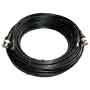 Kombineret kabel RG59 + DC - BNC stik - 40 meter - Video - Strøm - Lavt tab