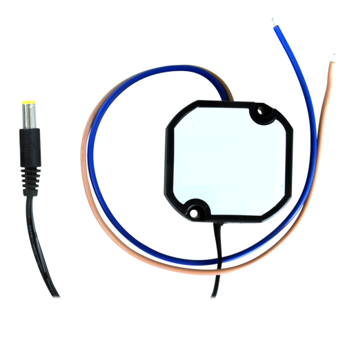Elektronisk strømforsyning - 12 V / 2000 mA - Kompakte mål - 61(Al) x 59(An) x 30(Fo) mm - Stabiliseret - IP67