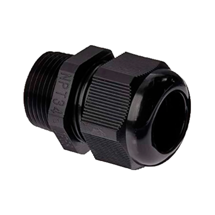CABLE-GLAND-NPT3/4-BLACK